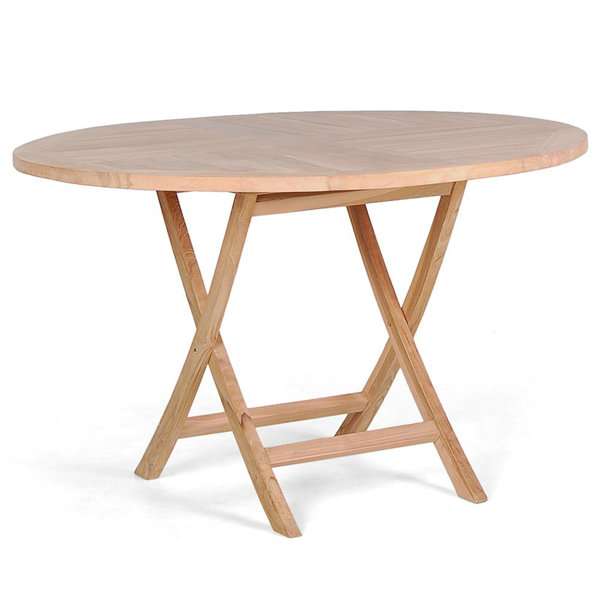 Bay Isle Home Quint Folding Teak Dining Table Wayfair.co.uk